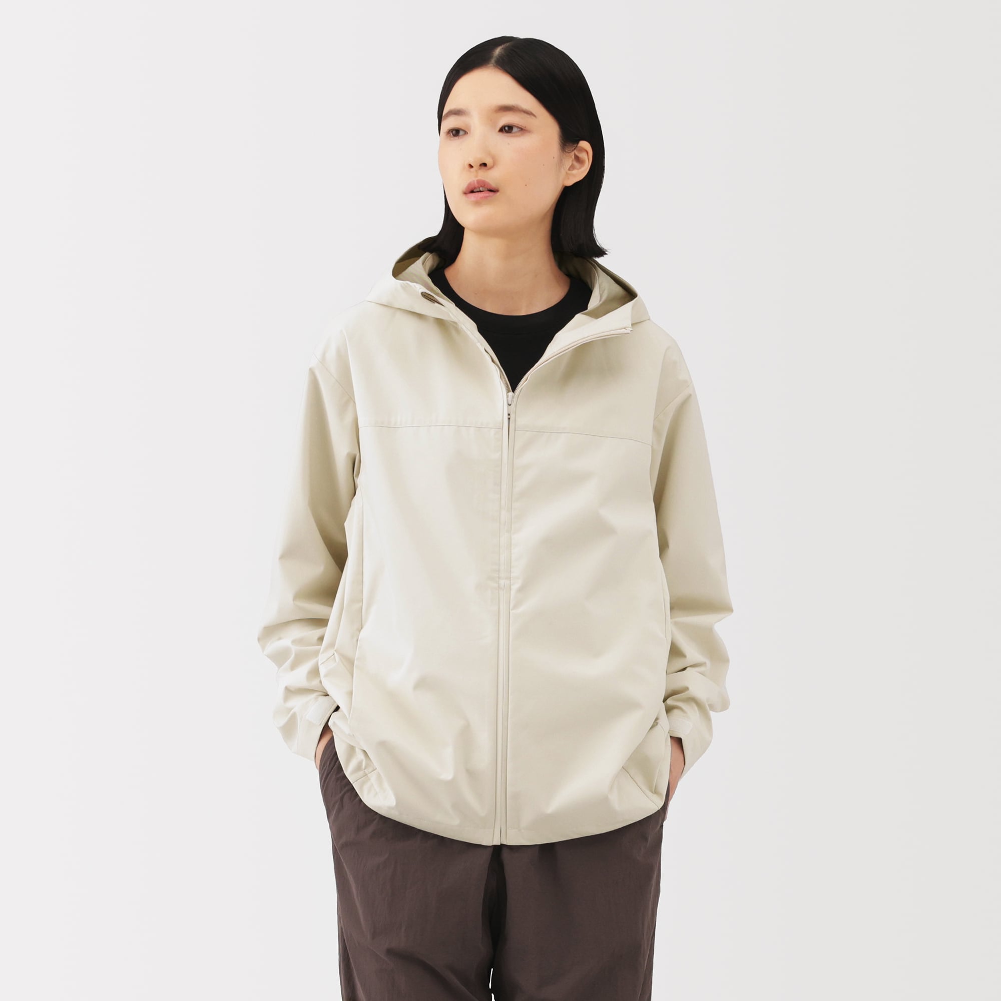 紳士　撥水フードジャケット