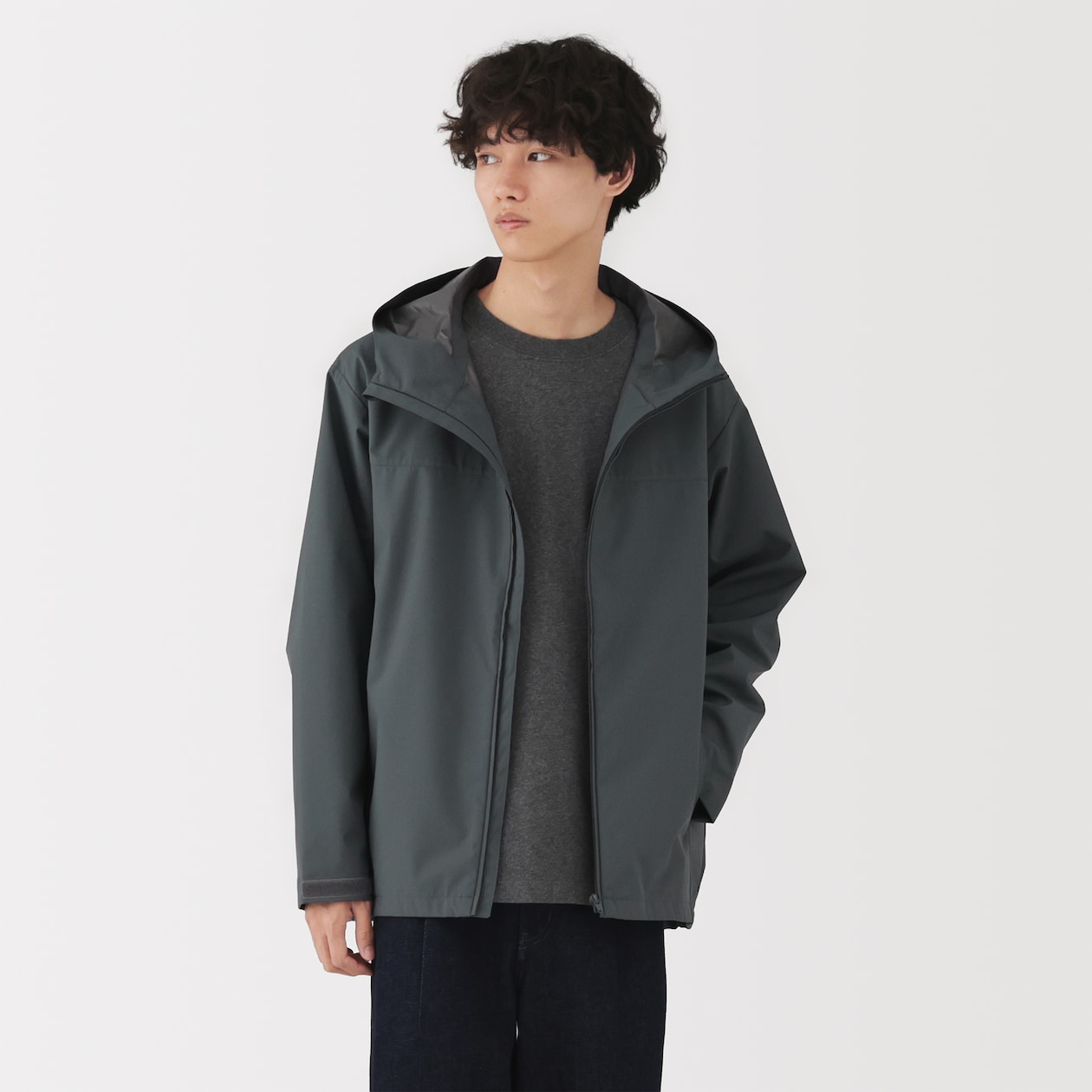 紳士　撥水フードジャケット