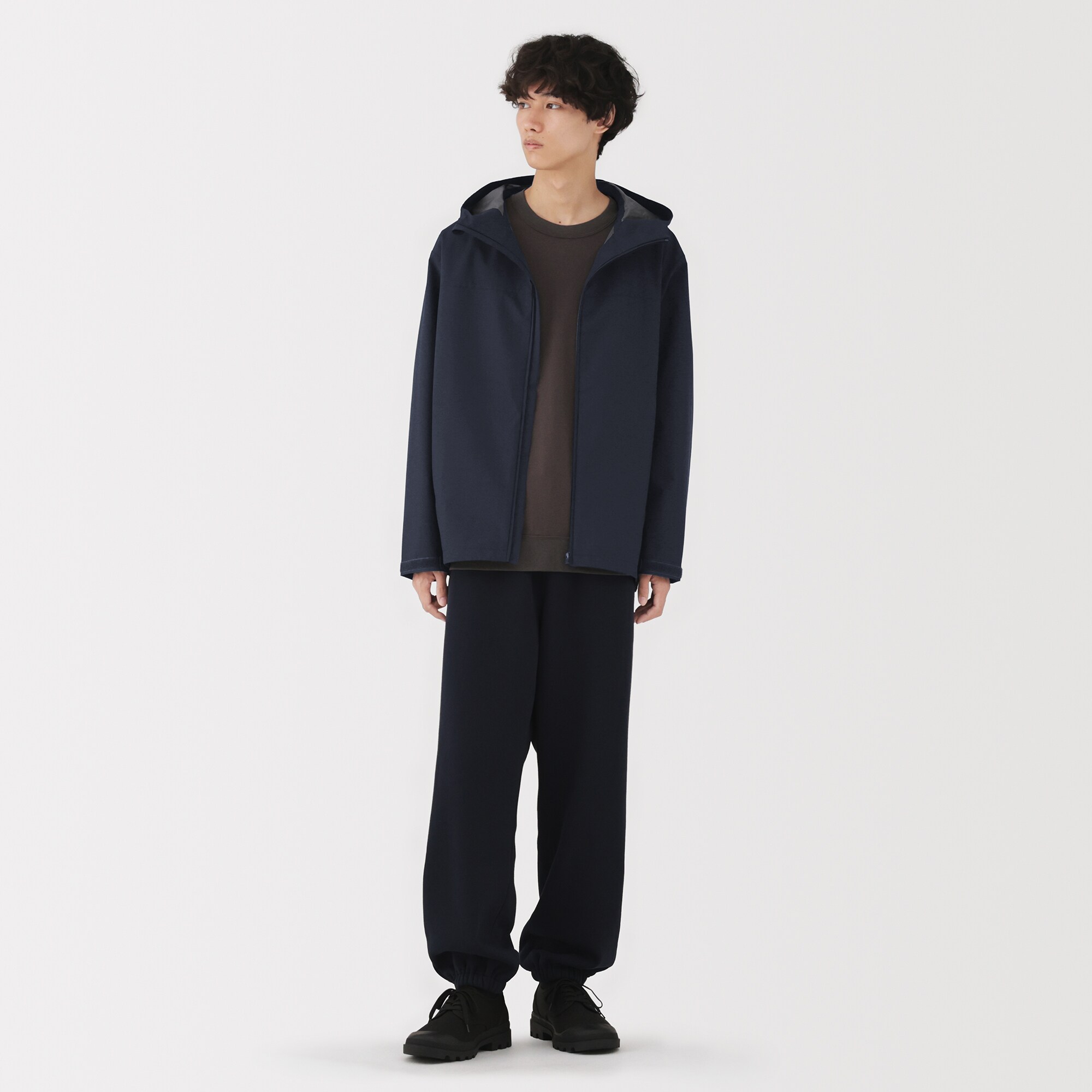 紳士　撥水フードジャケット