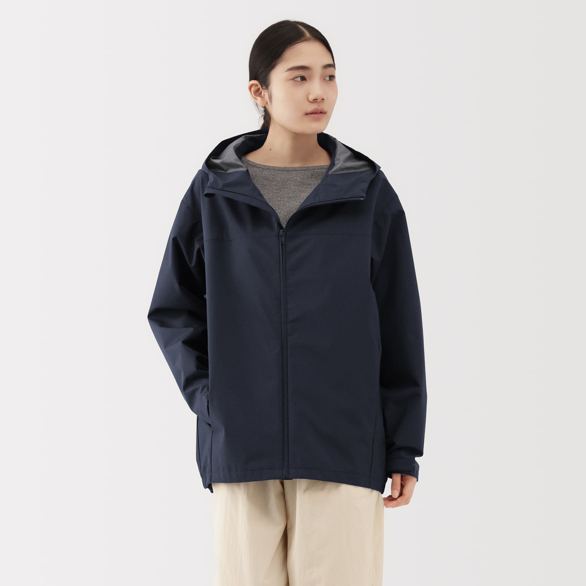 紳士　撥水フードジャケット