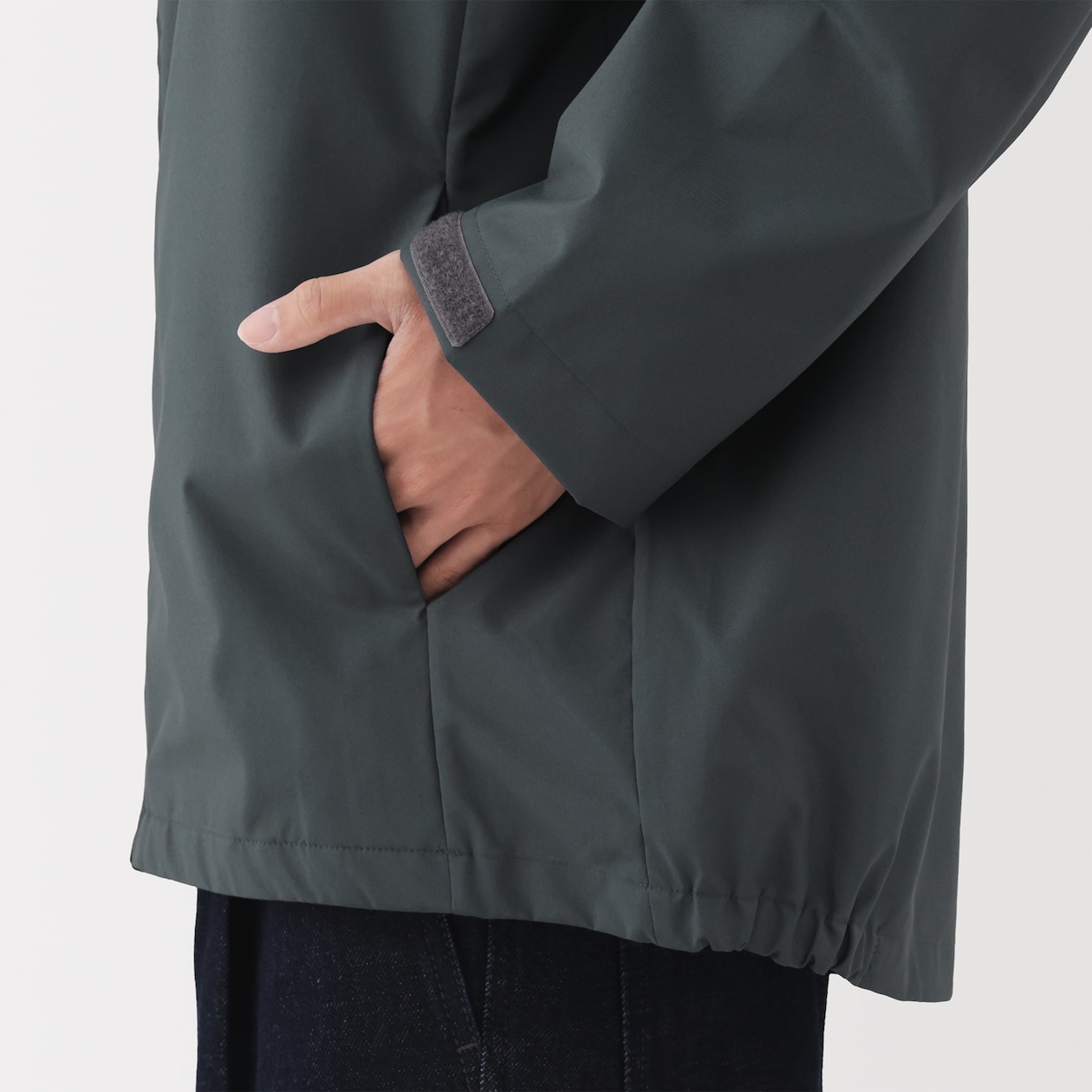 紳士　撥水フードジャケット