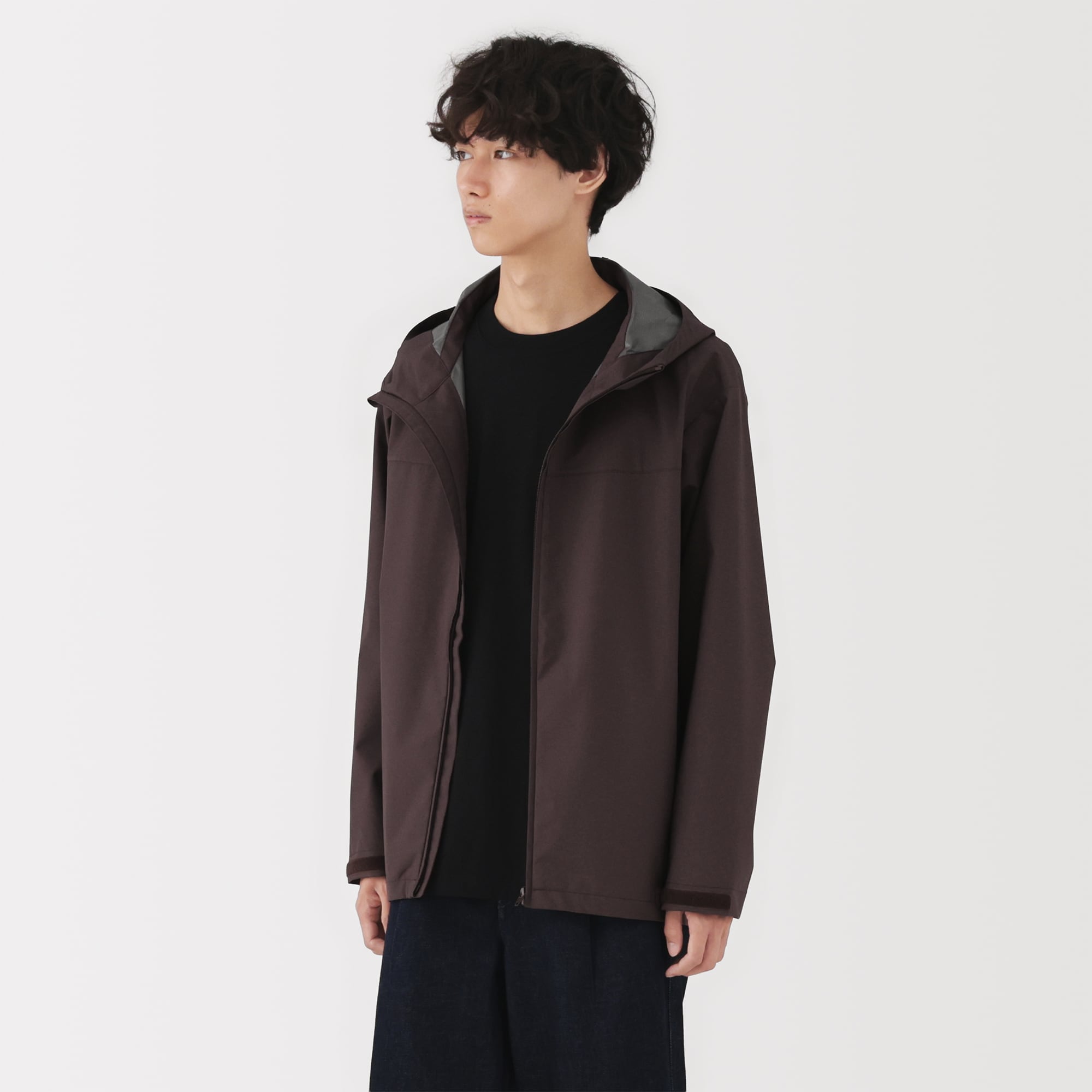紳士　撥水フードジャケット