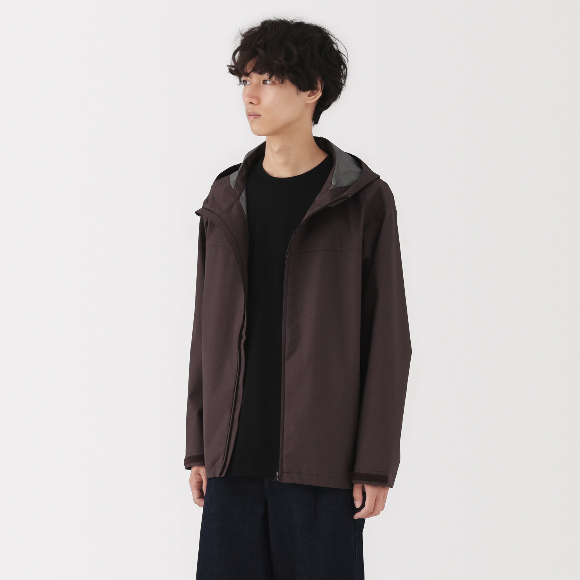 紳士　撥水フードジャケット