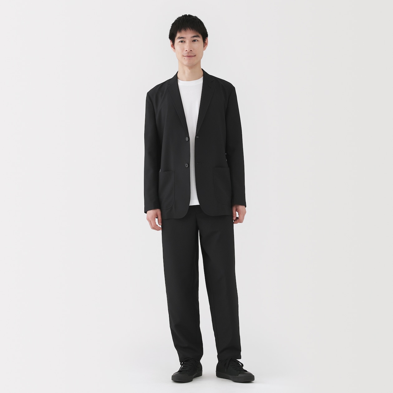 紳士　風を通すストレッチジャケット