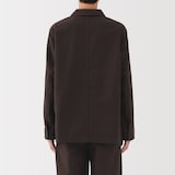 紳士　木の実から作ったカポック混モールスキン　カバーオール