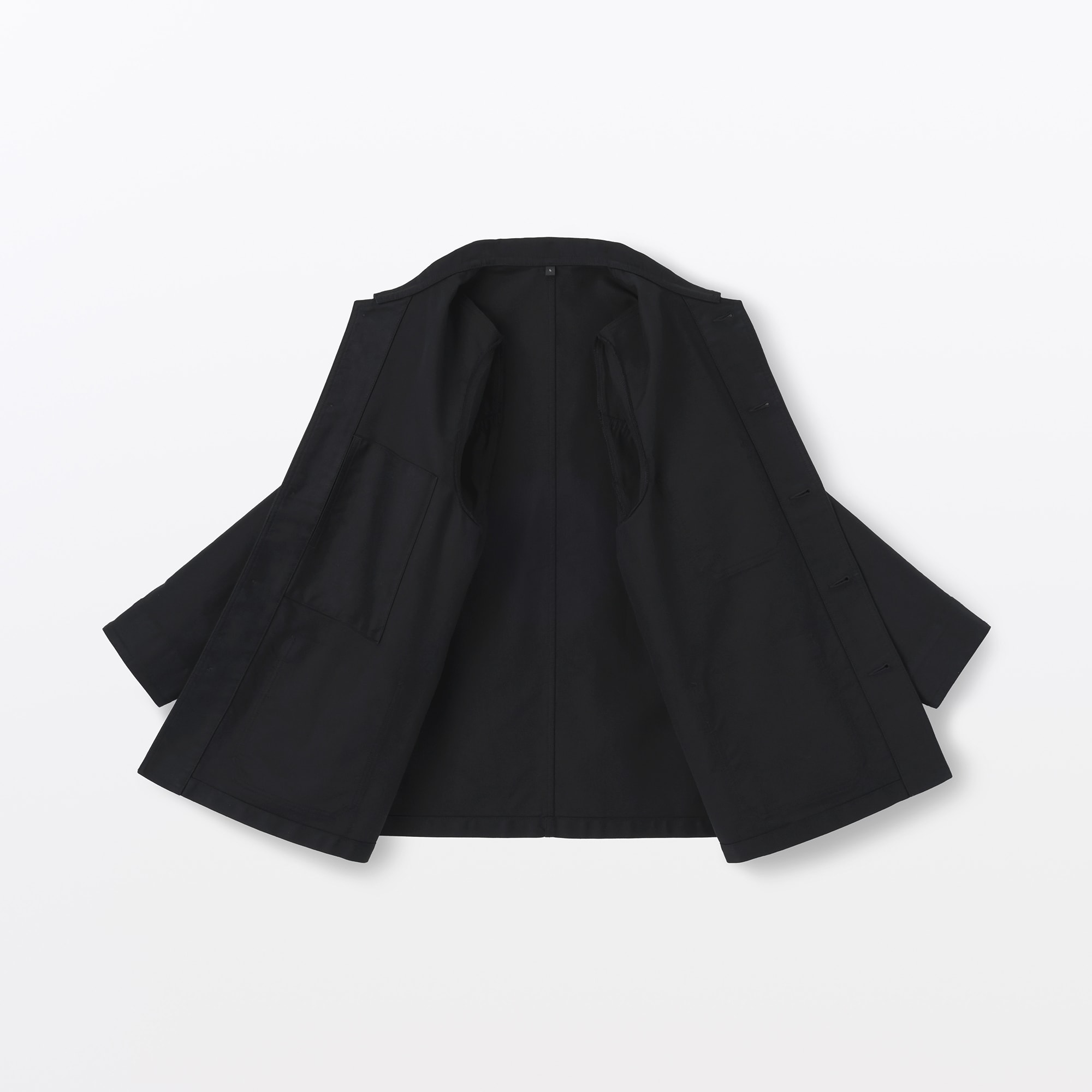 紳士　木の実から作ったカポック混モールスキン　カバーオール