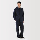 紳士　木の実から作ったカポック混モールスキン　カバーオール