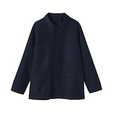 紳士　木の実から作ったカポック混モールスキン　カバーオール