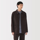 紳士　木の実から作ったカポック混モールスキン　カバーオール