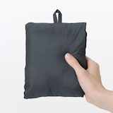 紳士　軽量ダウンポケッタブルノーカラーベスト