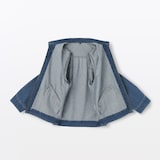 紳士　木の実から作ったカポック混デニム　ブルゾン