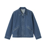 紳士　木の実から作ったカポック混デニム　ブルゾン