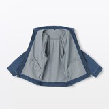 紳士　木の実から作ったカポック混デニム　ブルゾン