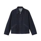 紳士　木の実から作ったカポック混デニム　ブルゾン