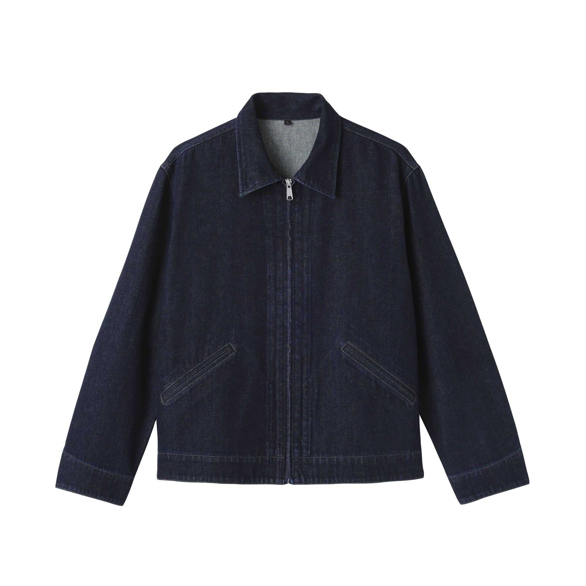 紳士　木の実から作ったカポック混デニム　ブルゾン