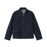 紳士　木の実から作ったカポック混デニム　ブルゾン