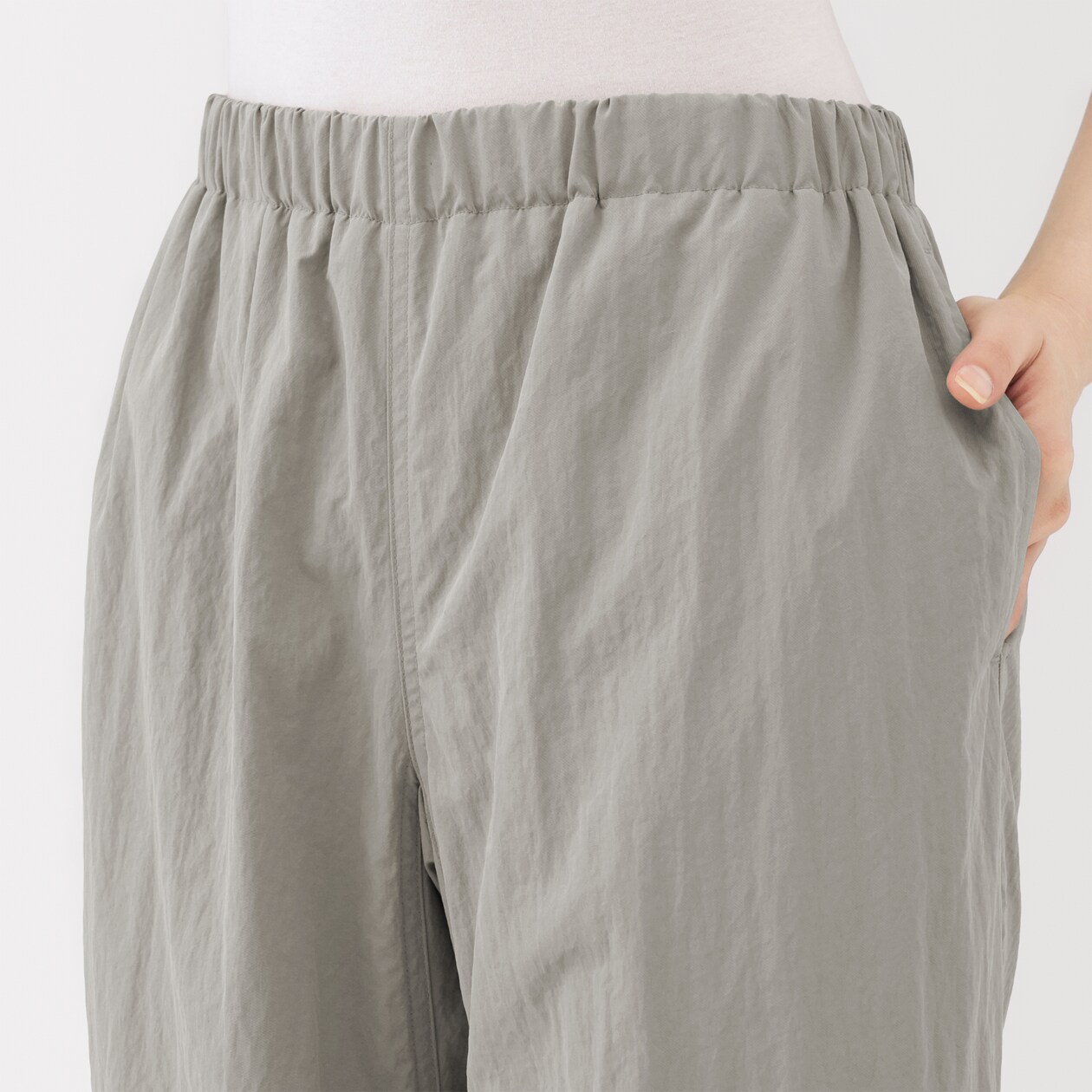 婦人　防風裏起毛　イージーパンツ