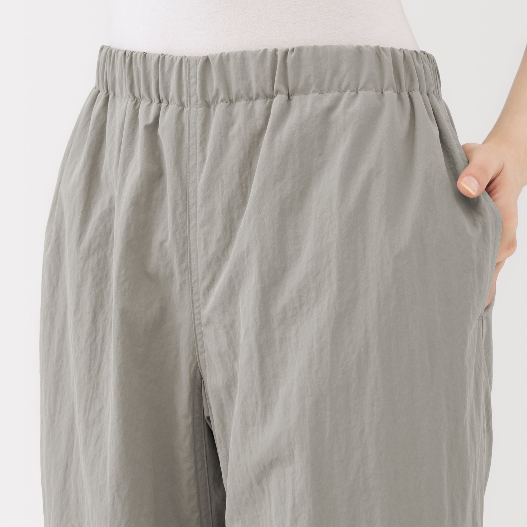 婦人　防風裏起毛　イージーパンツ