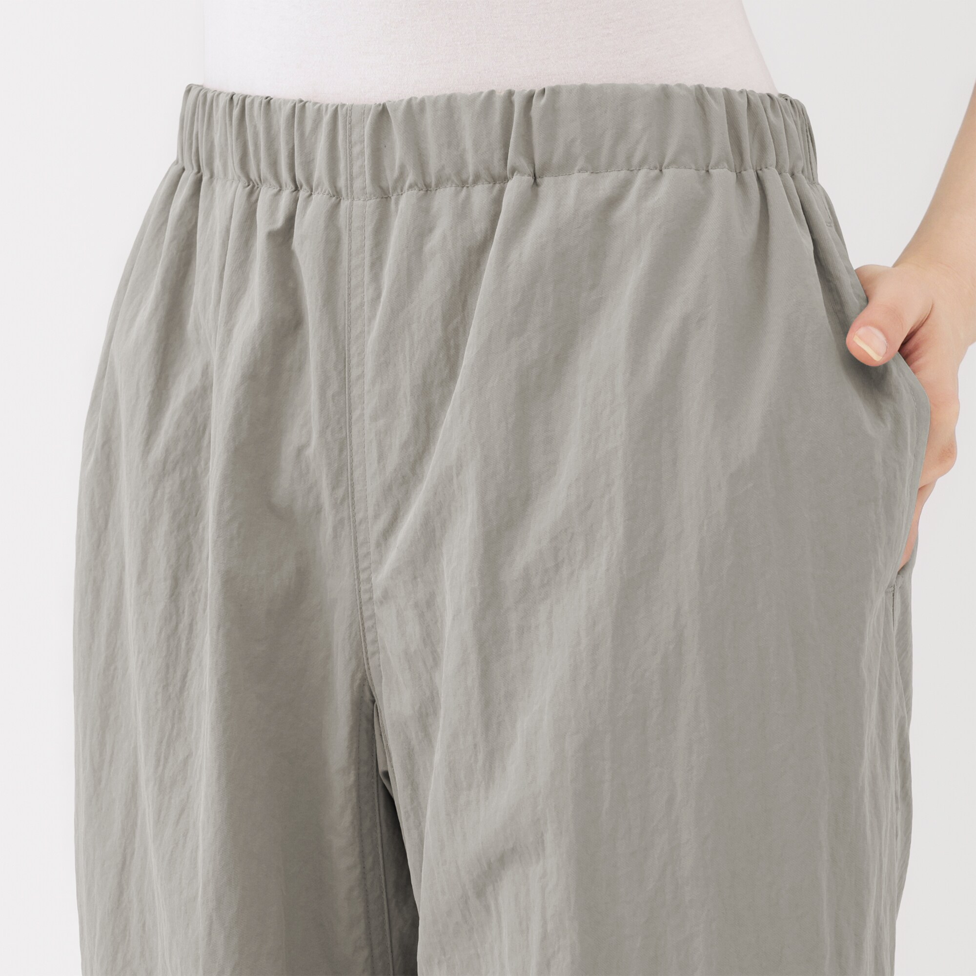 婦人　防風裏起毛　イージーパンツ