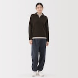 婦人　防風裏起毛　イージーパンツ