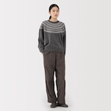 婦人　防風裏起毛　イージーパンツ