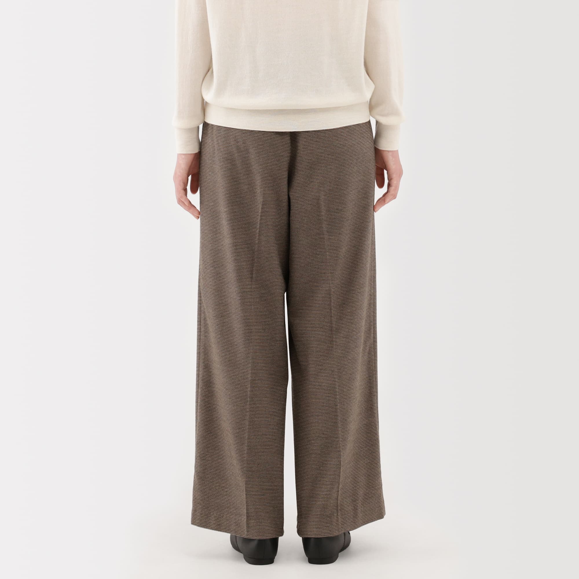 婦人　起毛　ストレートパンツ