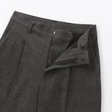 婦人　起毛　ストレートパンツ