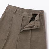 婦人　起毛　ストレートパンツ