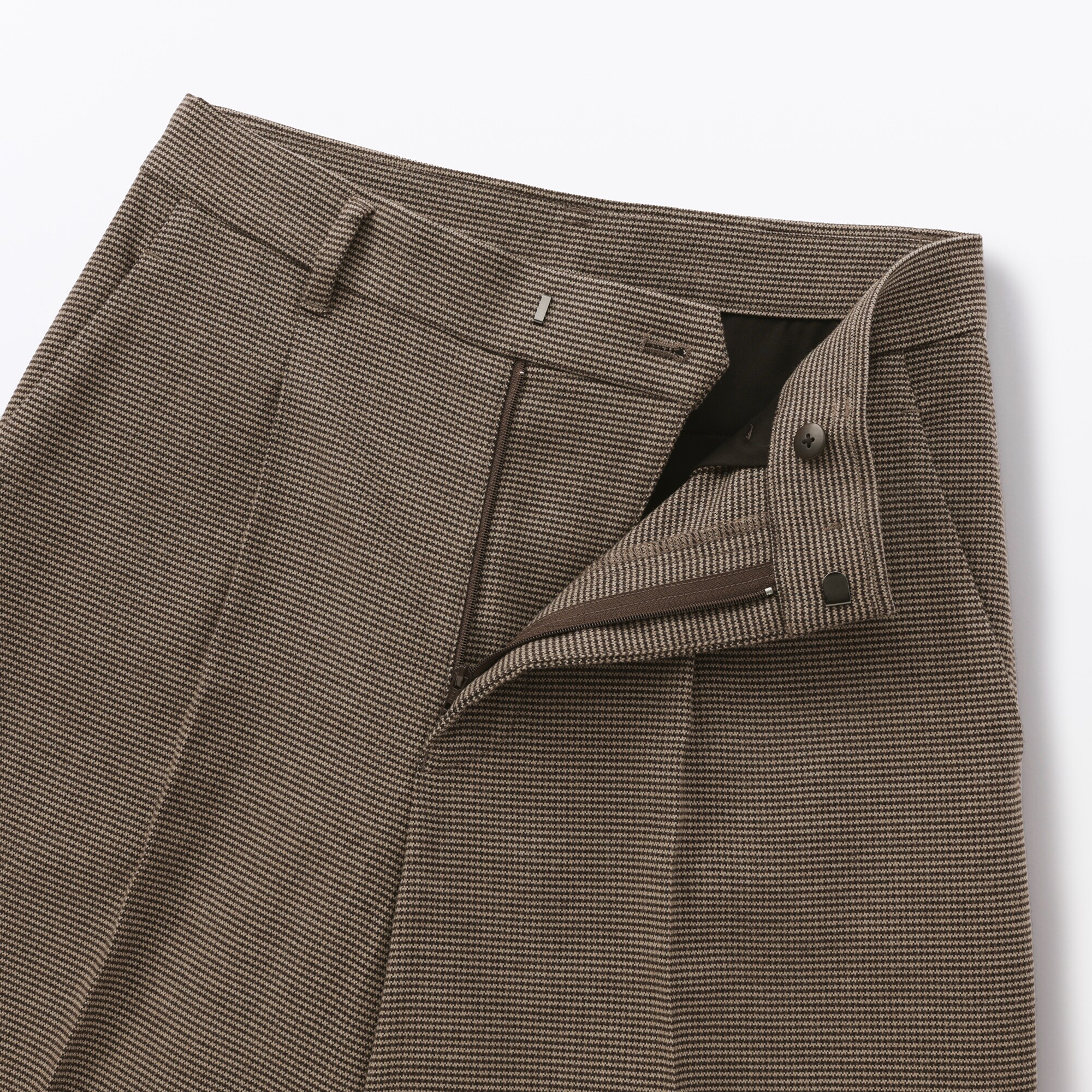 婦人　起毛　ストレートパンツ