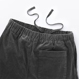 婦人　ストレッチコーデュロイ　イージーストレートパンツ