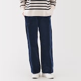 婦人　ストレッチコーデュロイ　イージーストレートパンツ