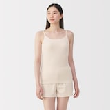 婦人　コットンベロアブラキャミソール