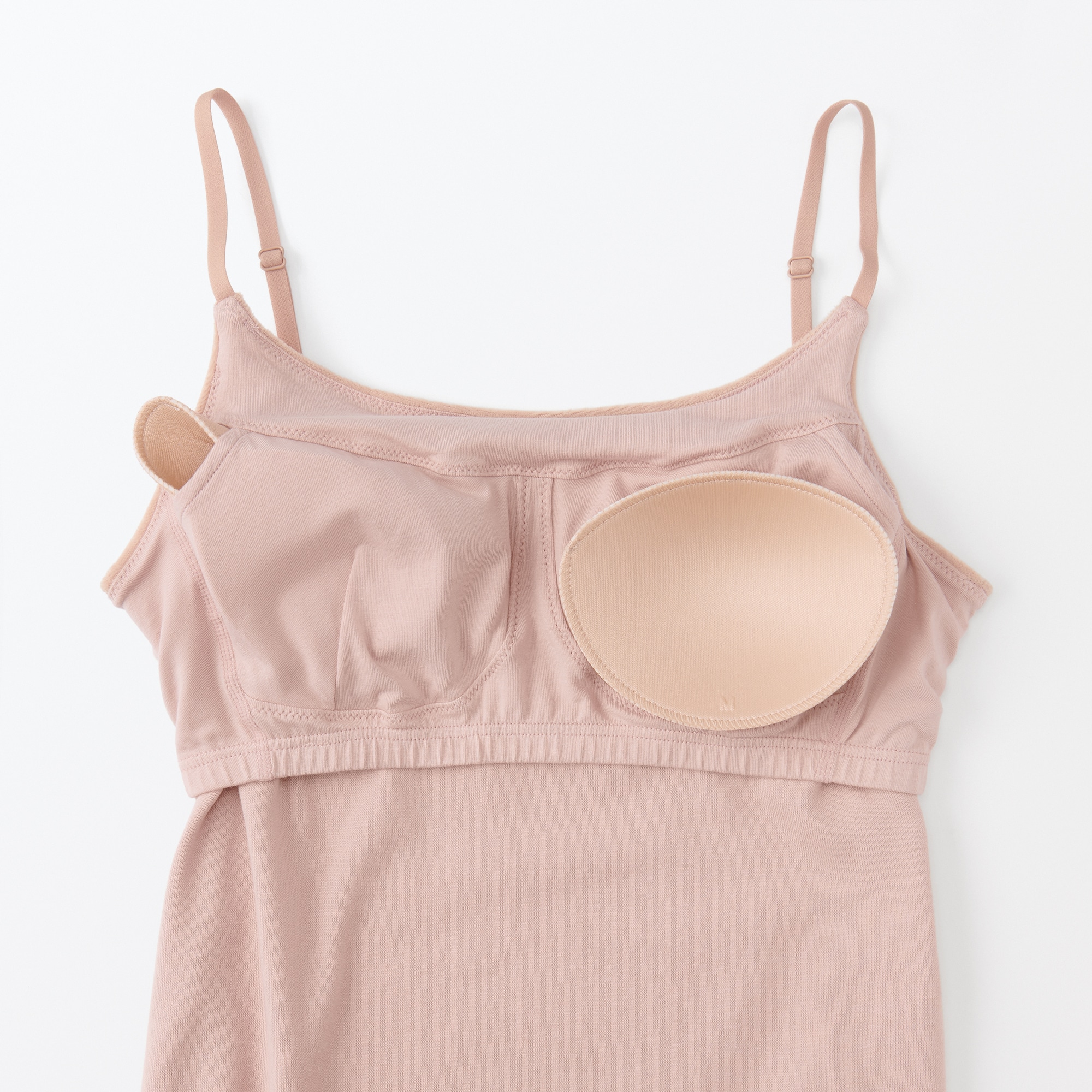 婦人　コットンベロアブラキャミソール