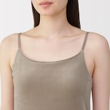 婦人　コットンベロアブラキャミソール