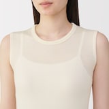 婦人　ウールスリーブレスＴシャツ