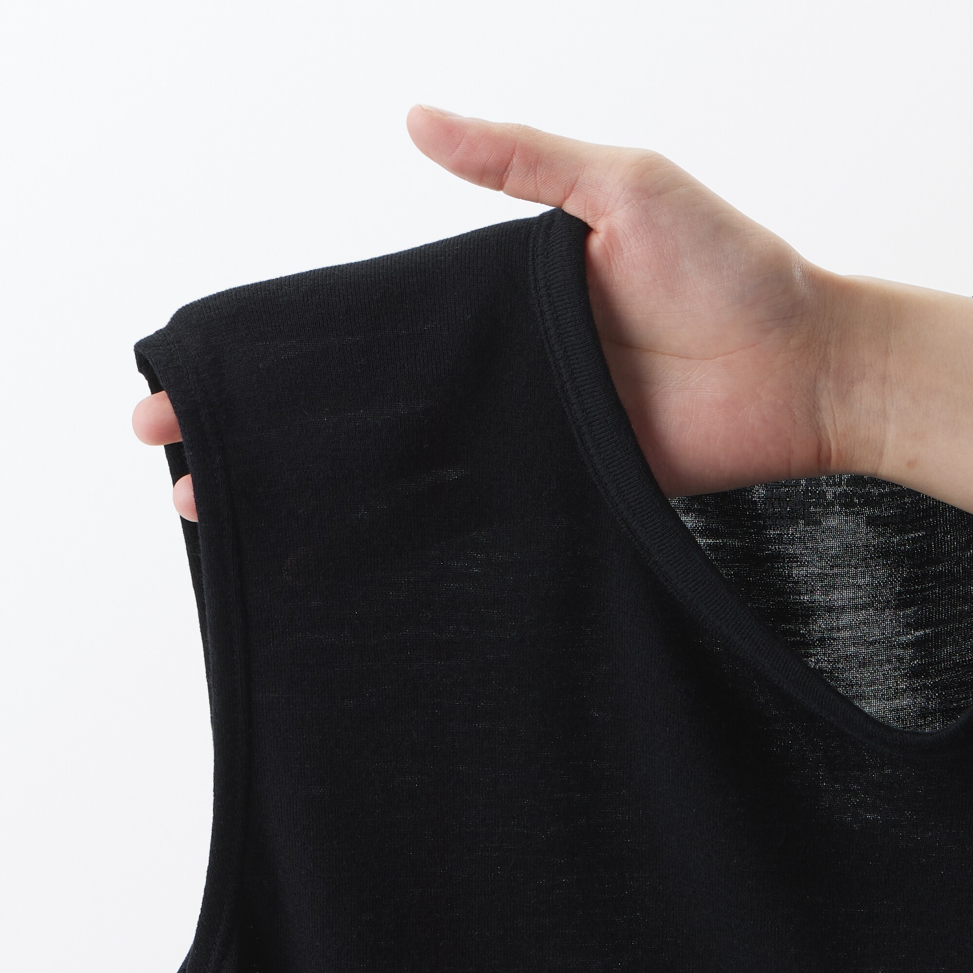 婦人　ウールスリーブレスＴシャツ