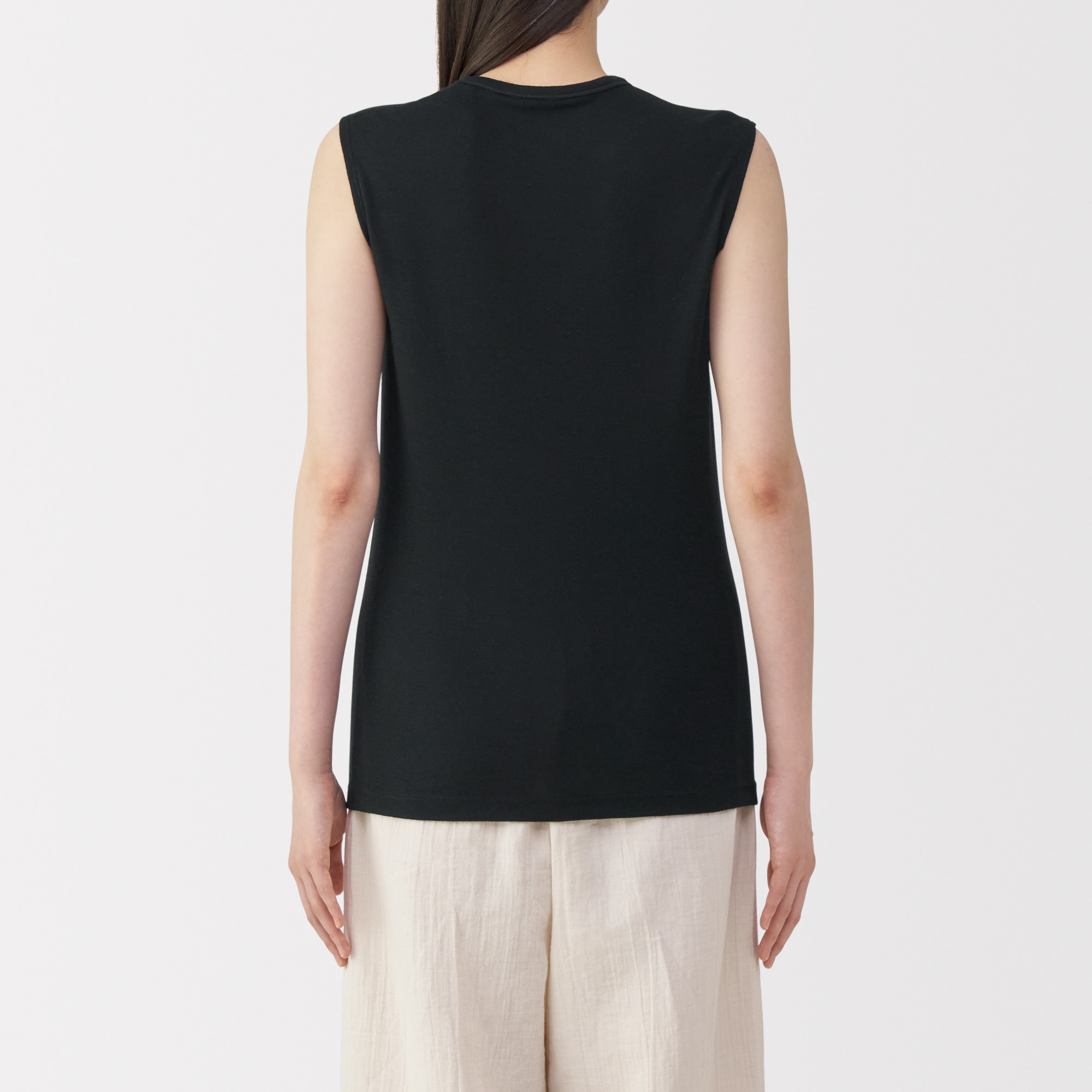 婦人　ウールスリーブレスＴシャツ