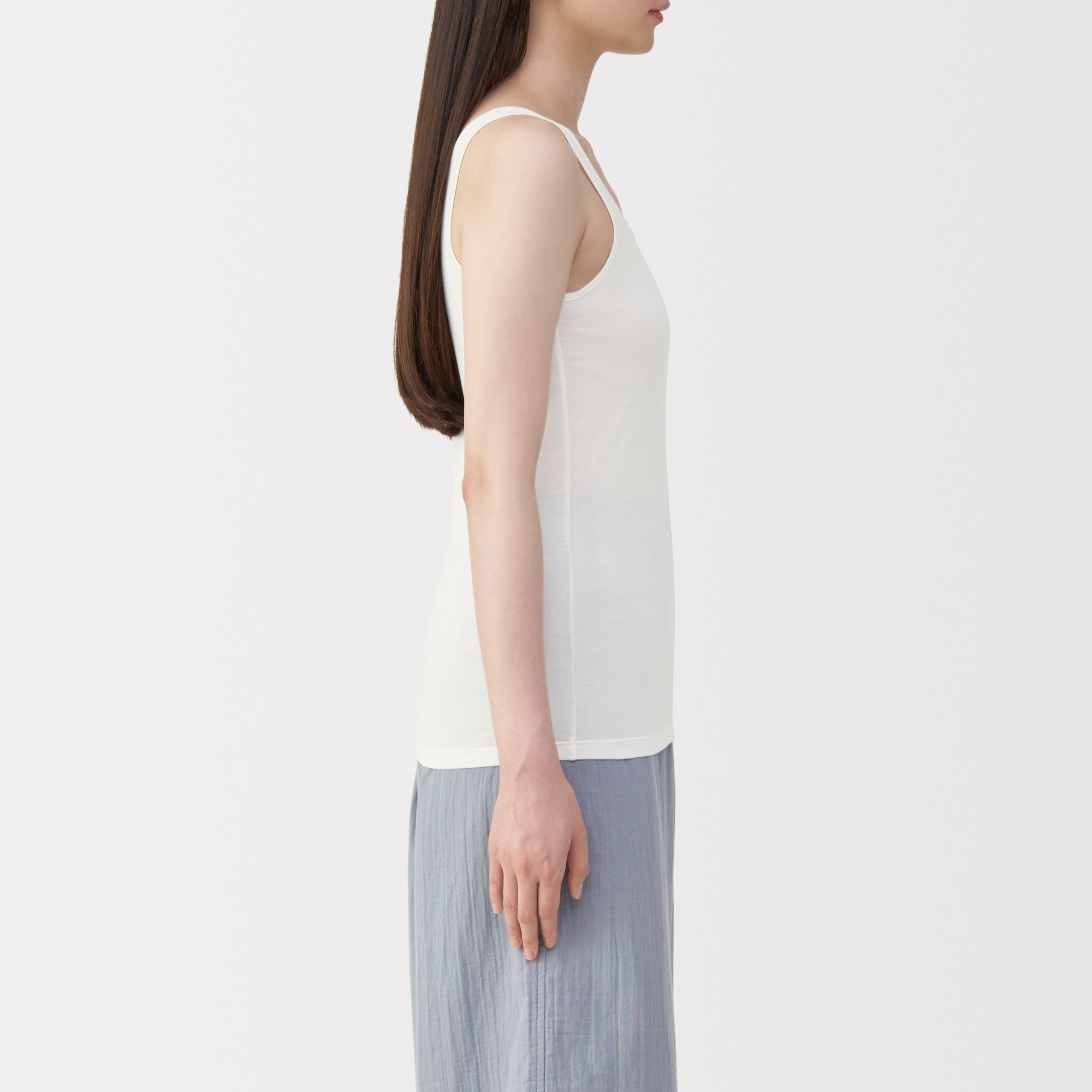 婦人　シルクタンクトップ