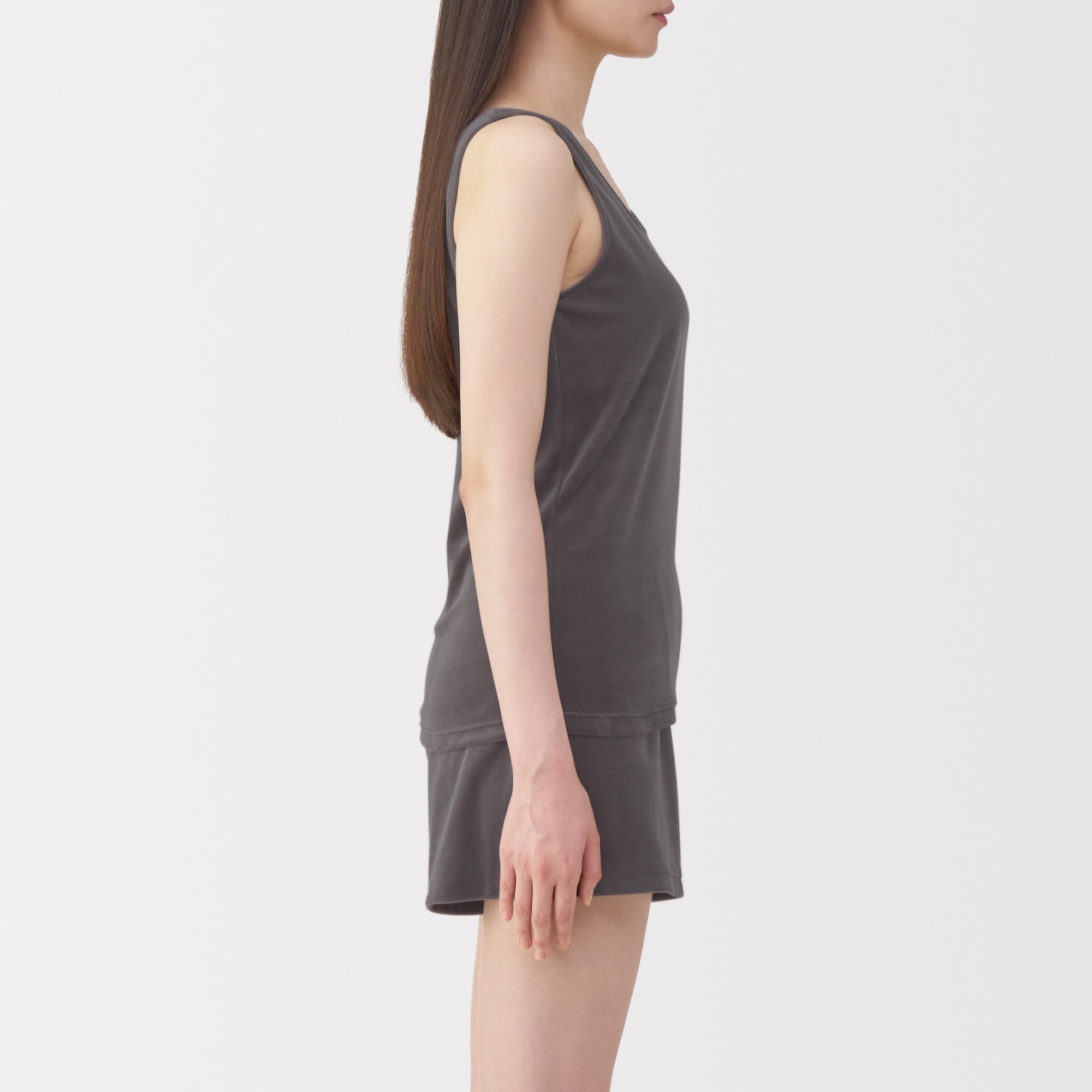 婦人　コットンベロアタンクトップ