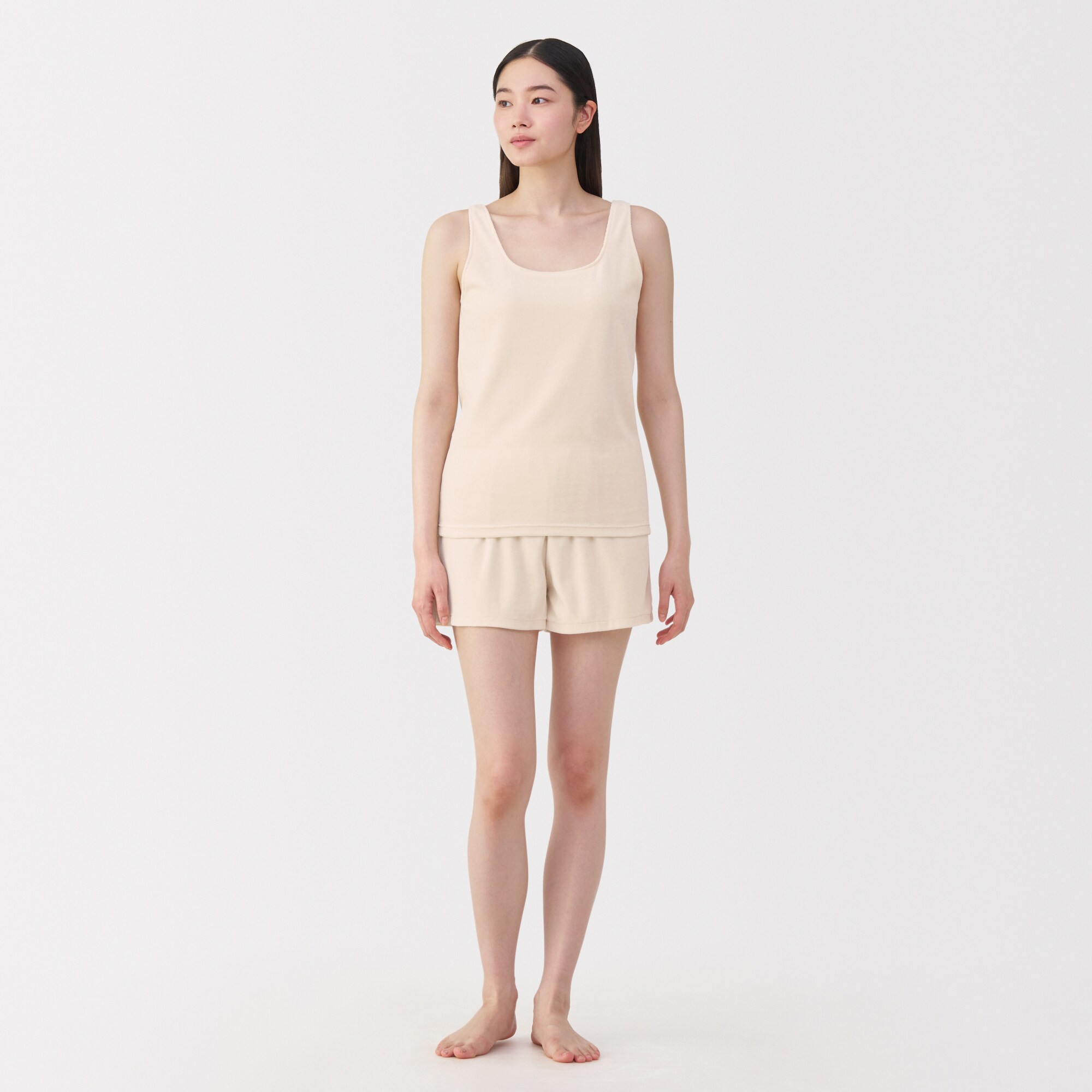 婦人　コットンベロアタンクトップ