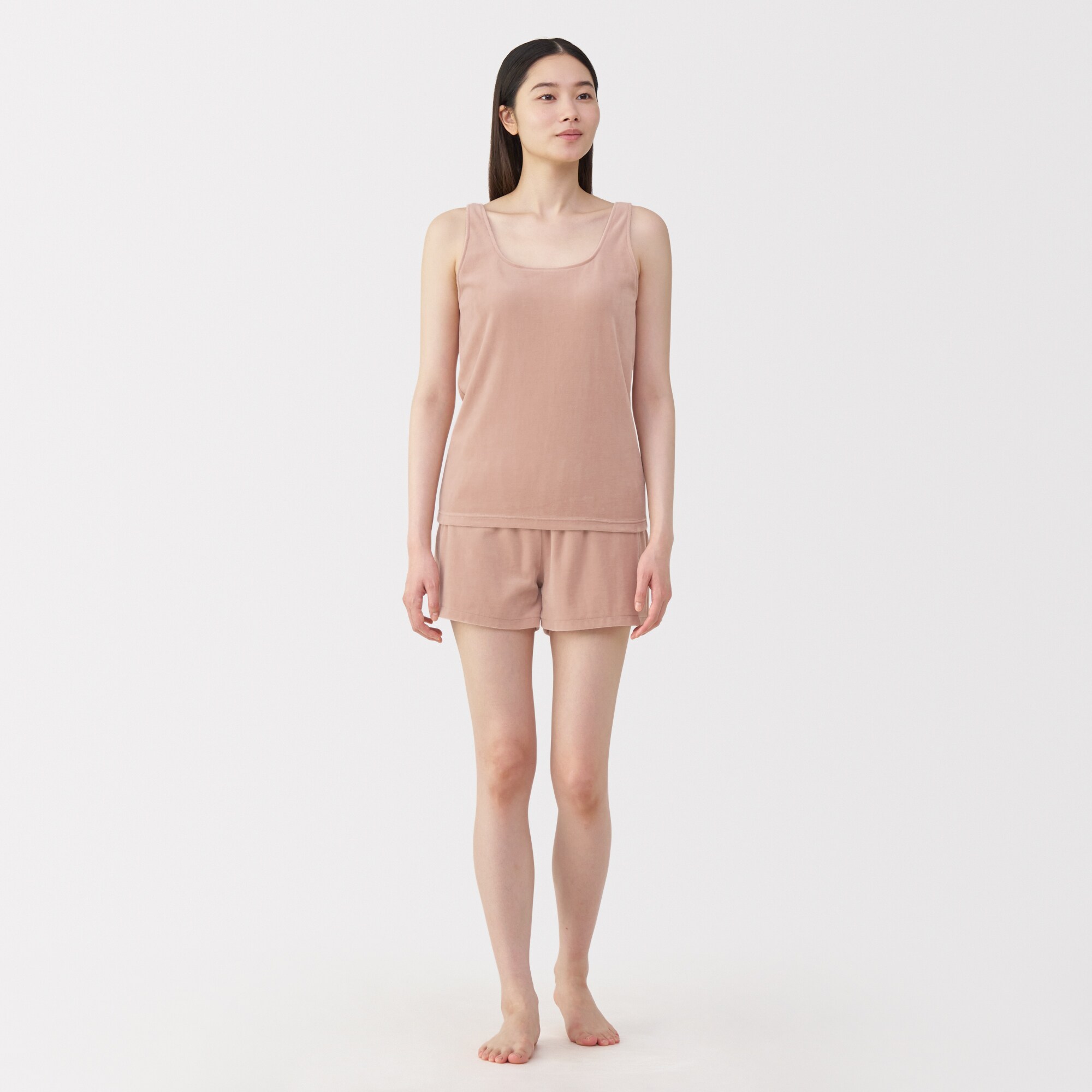 婦人　コットンベロアタンクトップ