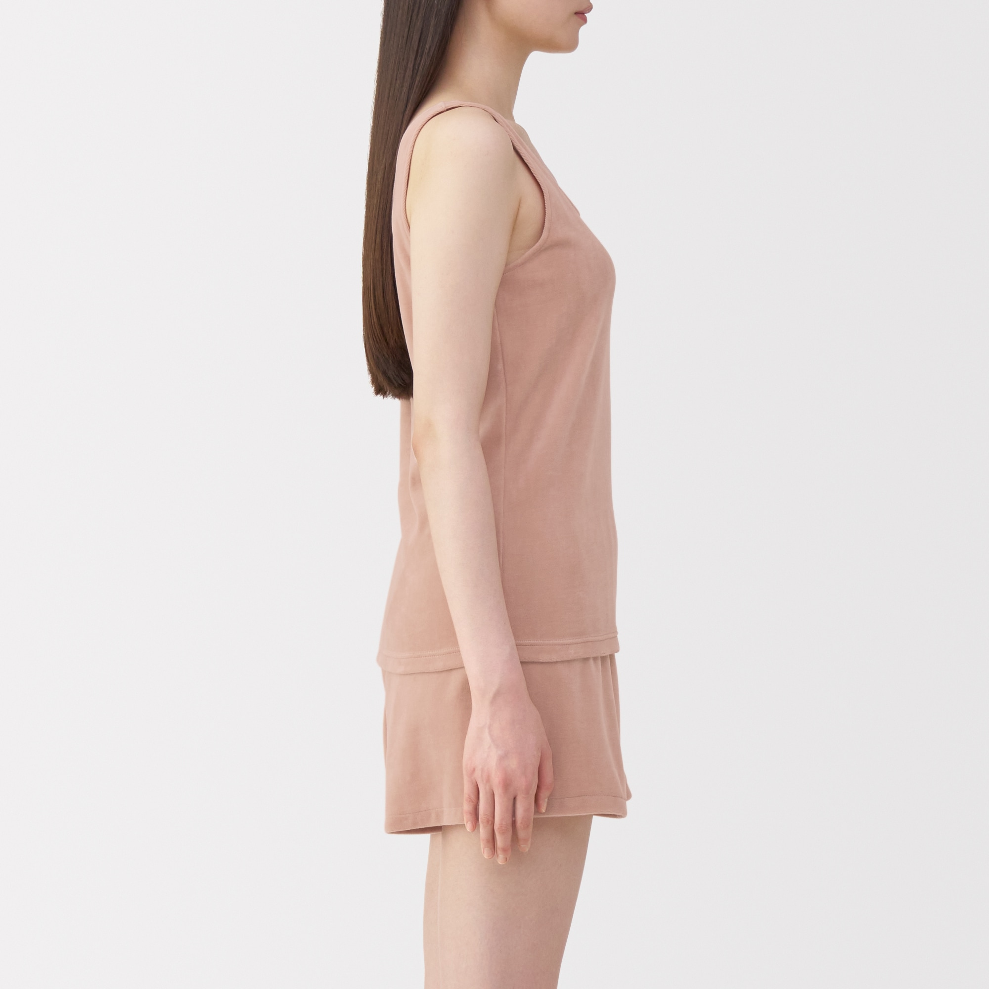 婦人　コットンベロアタンクトップ