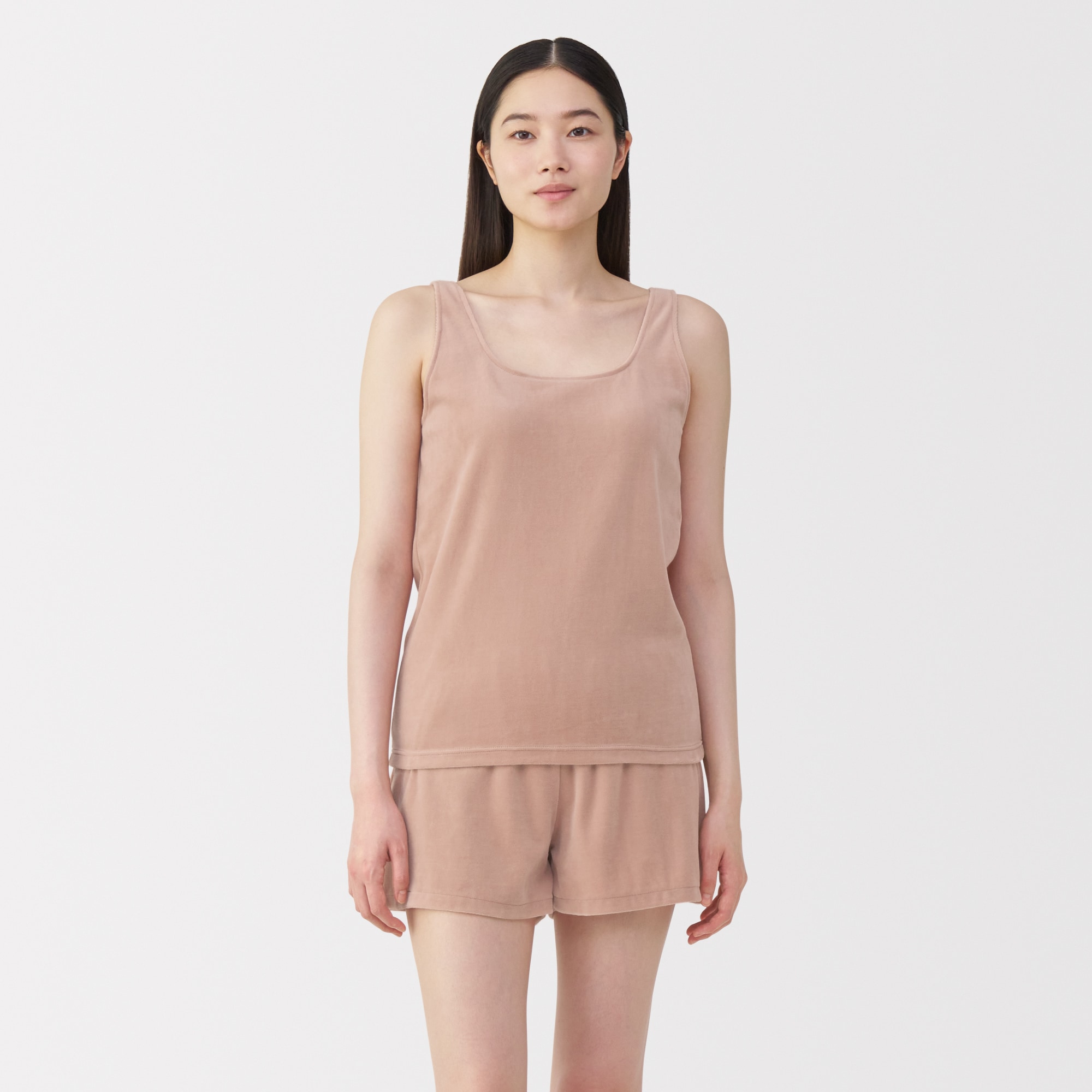 婦人　コットンベロアタンクトップ