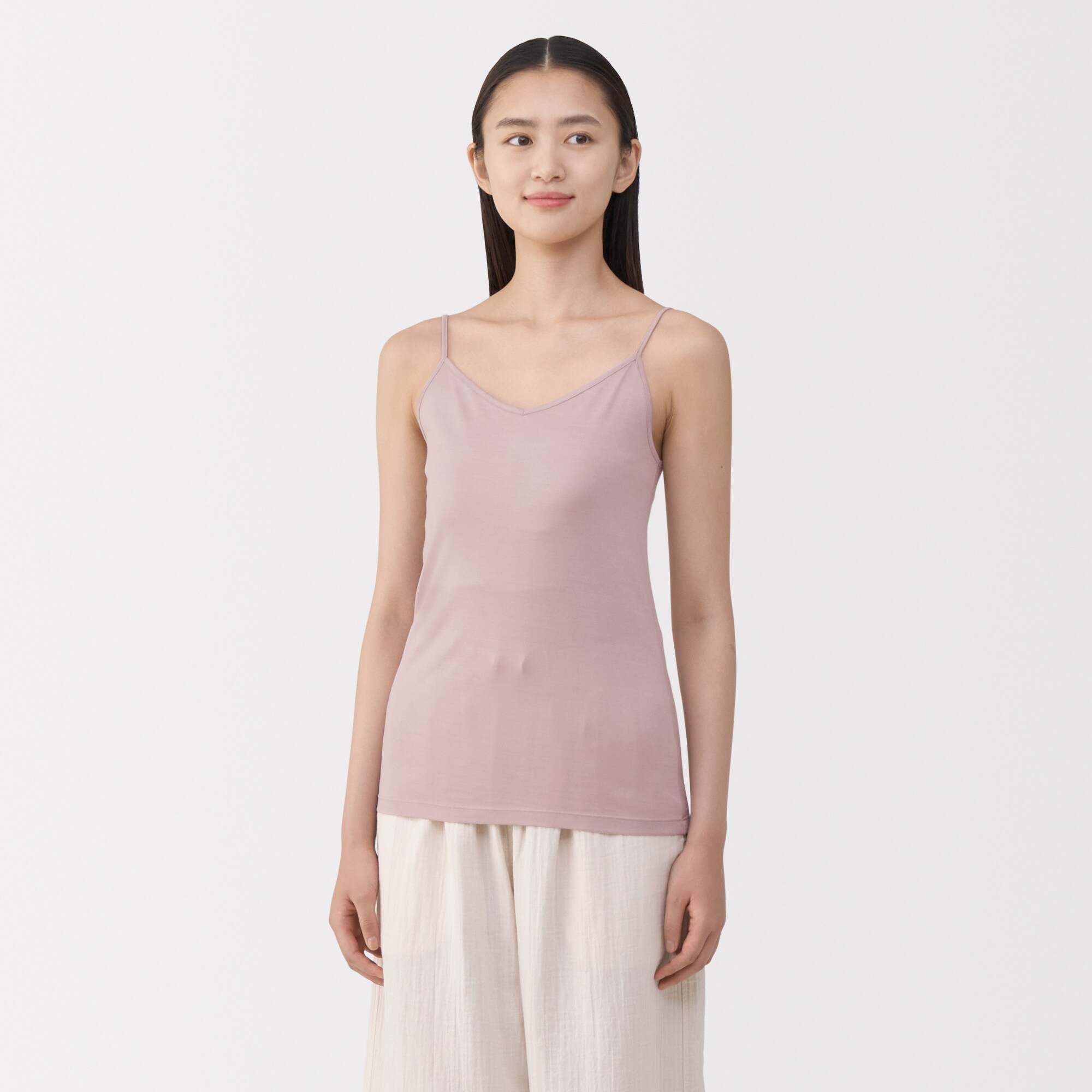 婦人　シルクキャミソール