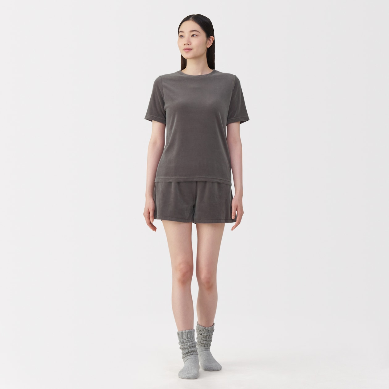 婦人　コットンベロア半袖Ｔシャツ