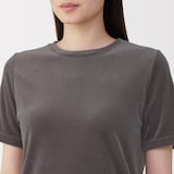 婦人　コットンベロア半袖Ｔシャツ