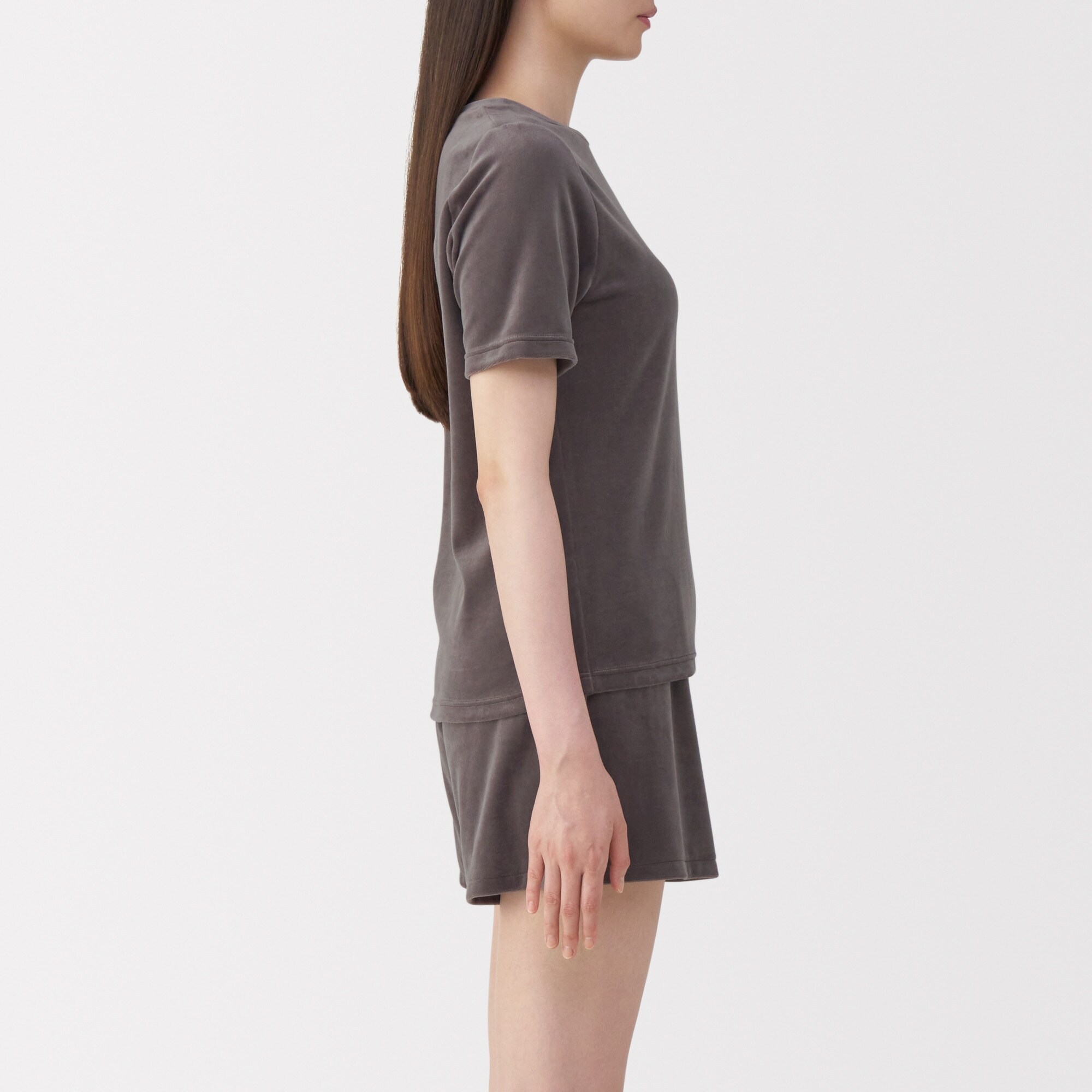 婦人　コットンベロア半袖Ｔシャツ