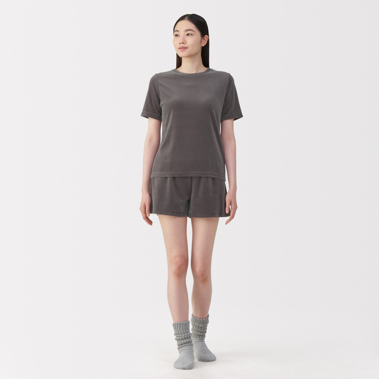 婦人　コットンベロア半袖Ｔシャツ