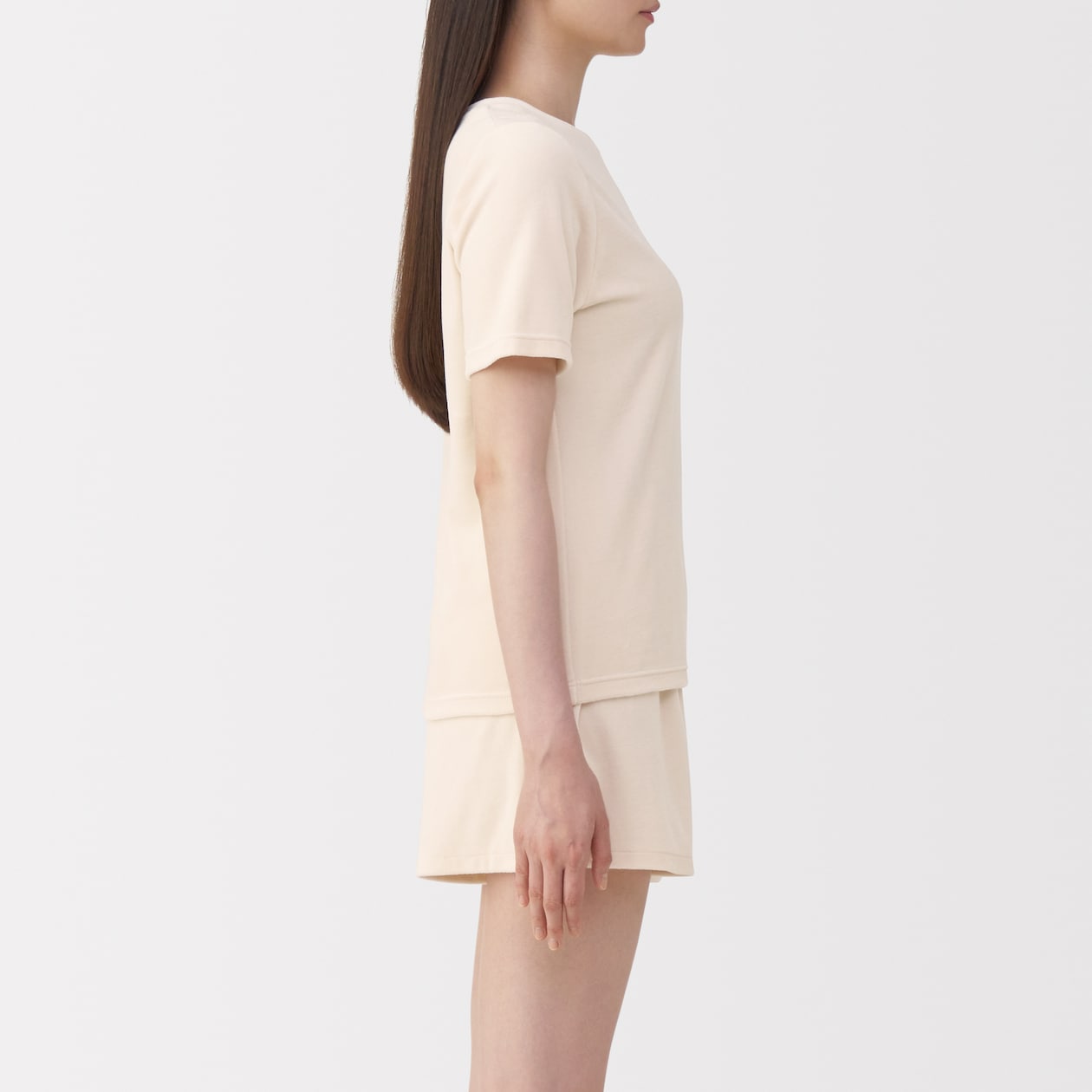 婦人　コットンベロア半袖Ｔシャツ