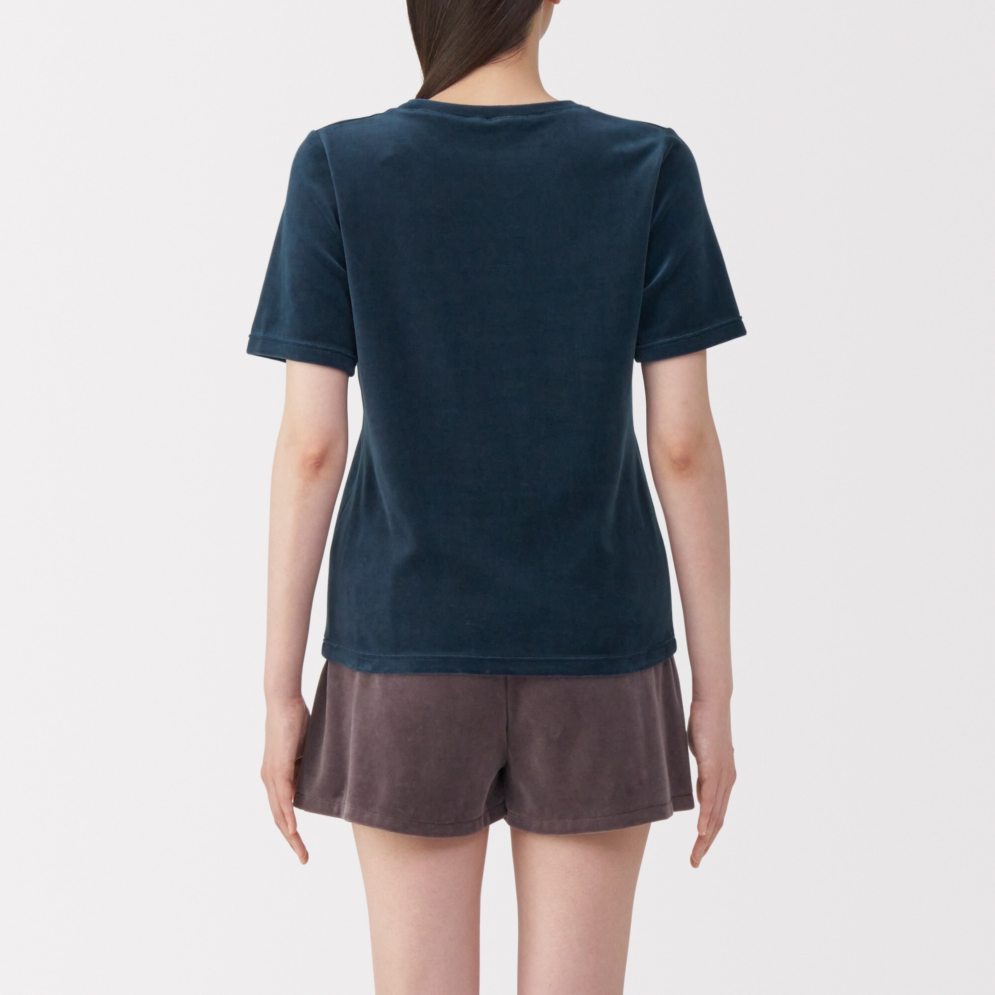 婦人　コットンベロア半袖Ｔシャツ